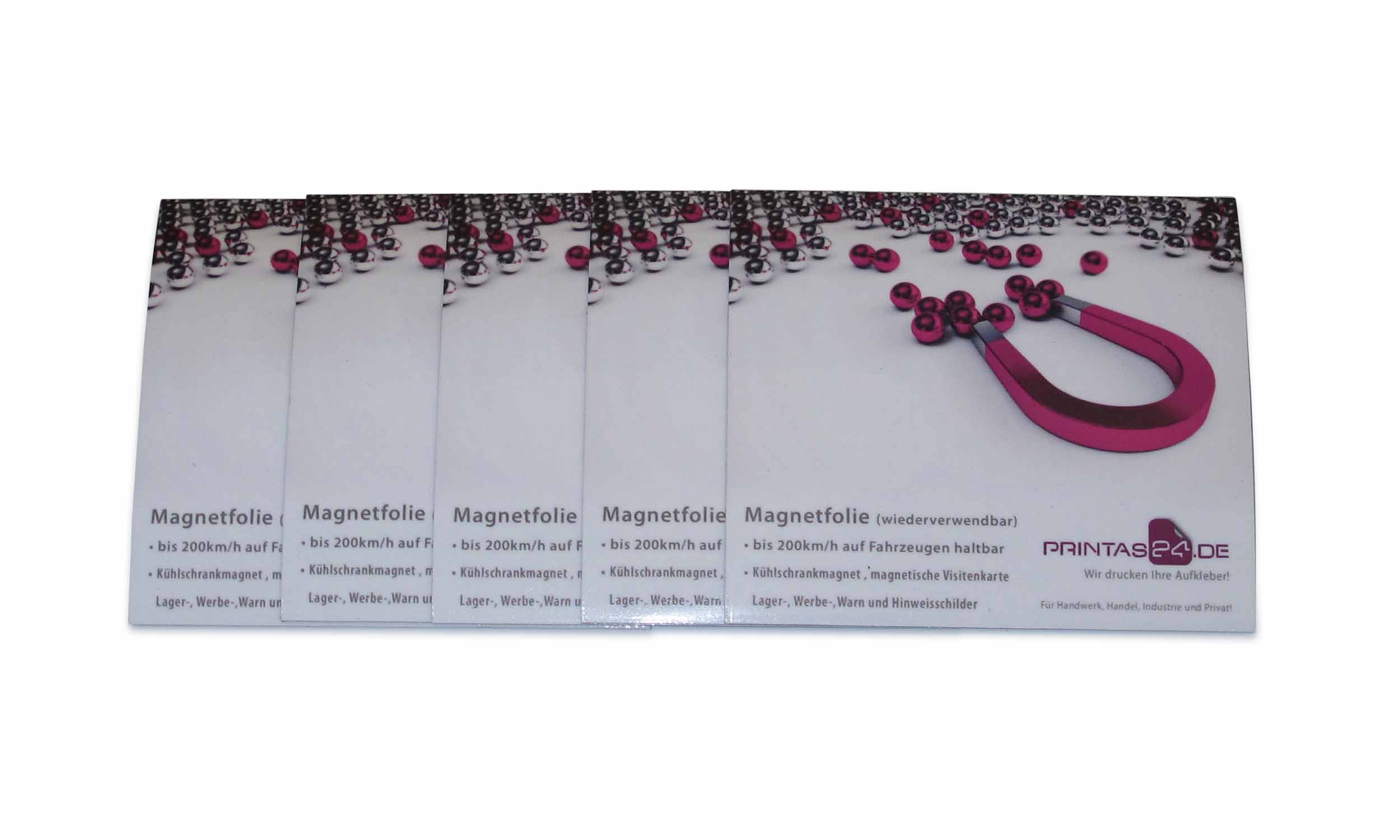 Magnetfolien Magnetfolie Stapel 1